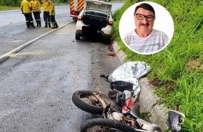 Médico e motociclista morrem após colisão entre carro e moto na SC-480