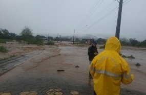 Chuvas intensas afetam 60 municípios e quatro decretam Situação de Emergência