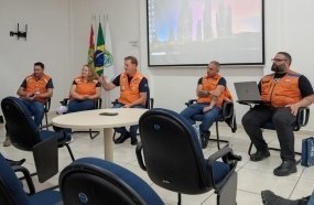 Joaçaba recebe visita técnica do Colegiado Estadual de Defesa Civil da FECAM