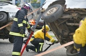 Corpo de Bombeiros realiza Simpósio de Resgate Veicular em Joaçaba