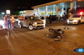 Motorista é preso por embriaguez após colidir em motocicleta