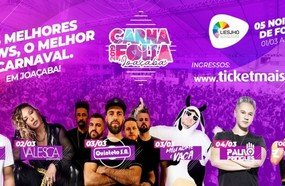 Carnafolia: lote promocional de ingressos até sexta-feira