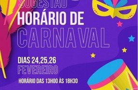 Horário do comércio em Joaçaba durante o carnaval