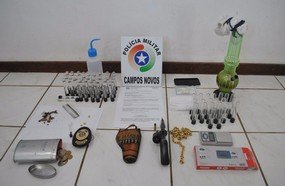 Polícia Militar prende traficante em Campos Novos