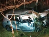 Colisão entre carro e caminhão deixa casal ferido na SC-355