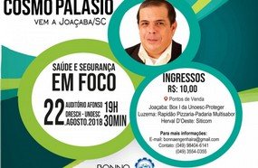 Cosmo Palasio estará em Joaçaba nesta quarta-feira