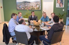 Prefeito Rafael Laske recebe equipe de transição
