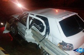 Acidente em Capinzal deixa jovem gravemente ferido