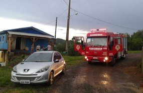 Temporal destelha casas e derruba árvores em Irani