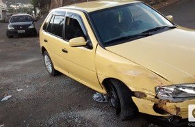 Colisão entre veículos em Herval d´Oeste