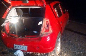 Colisão entre veículos deixa cinco feridos na BR-282