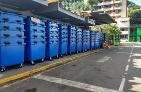 Joaçaba terá coleta de lixo com contêineres na área central