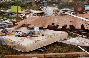 Homem salva esposa e bebê antes de morrer durante tornado em Xanxerê