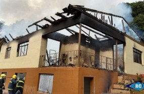 Família perde tudo em incêndio no interior de Ouro