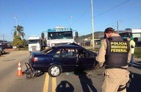 Final de semana teve cinco mortes nas rodovias federais catarinenses