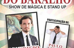 Mágico da MasterCard e humorista da Globo nesta semana em Joaçaba