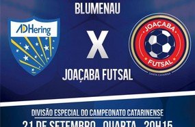 Joaçaba joga em Blumenau nesta quarta-feira pela Divisão Especial