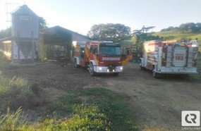 Incêndio em aviário mata 14 mil frangos em Água Doce