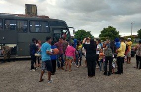 Novo grupo com imigrantes venezuelanos chega a SC