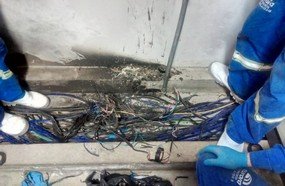 Ar-condicionado provoca princípio de incêndio no Frigorífico Aurora
