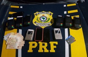 PRF prende suspeito de aplicar golpe do cartão clonado