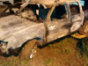 Caminhonete é incendiado em Campos Novos