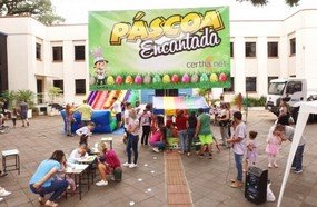 Páscoa Encantada da Certha.Net faz alegria da criançada