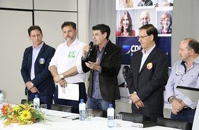 Candidatos à prefeito de Joaçaba expõe propostas para a CDL