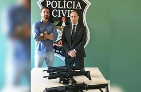 Delegacia Regional de Joaçaba recebe armas do Poder Judiciário