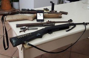 PM apreende armas após homem tentar matar o irmão