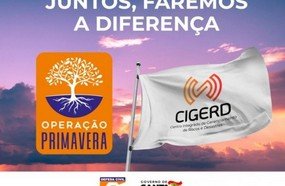 Defesa Civil lança a Operação Primavera 2020