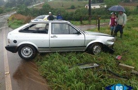 Motorista atropela vaca após perder controle da direção em Capinzal