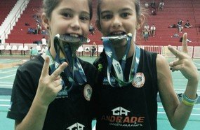 Prata e bronze para Joaçaba em etapa nacional de Badminton