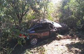 Colisão entre veículos deixa três feridos em Campos Novos