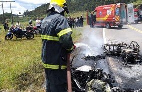 Morador de Capinzal morre em colisão entre motocicletas na Serra