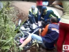 Queda de motocicleta deixa mulher ferida no interior de Herval