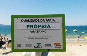 Maioria das praias catarinenses estão próprias para banho