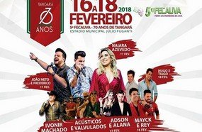 Feira da Uva vai comemorar os 70 anos de Tangará