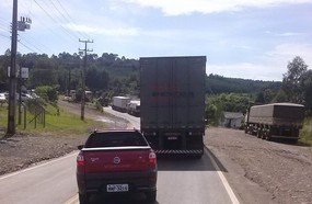 Paralisação dos caminhoneiros em Catanduvas