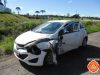 Motorista ferido em acidente no trevão de Irani