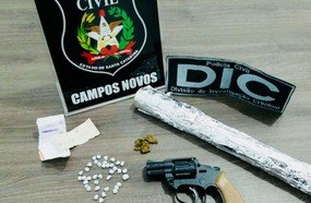 Polícia retira mais um traficante das ruas de Campos Novos
