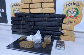 Suspeito de homicídio em Concórdia é preso com 13 kg de drogas