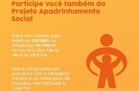 Projeto Apadrinhamento Social já possui adesões