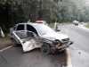 Colisão entre veículos deixa dois feridos em Lacerdópolis