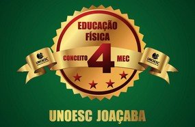 MEC atribui conceito 4 para o curso de Educação Física da Unoesc