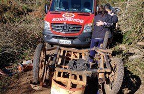 Idoso morre ao capotar triciclo em Água Doce