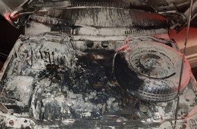 Carros são incendiados na garagem de residência em Campos Novos