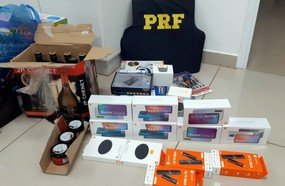 PRF apreende mercadorias importadas ilegalmente em Joaçaba