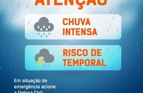 Alerta: em caso de alagamentos e deslizamentos ligue 199