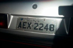 PRF flagra veículo de Concórdia com a placa adulterada